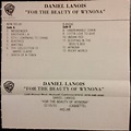 Daniel Lanois For the beauty of wynona (Vinyl Records, LP, CD) on CDandLP