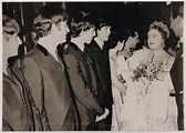 Lot Detail - The Beatles and Queen Elizabeth II Original Photograph