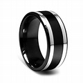 Mens Black and Silver Wedding Bands - Wedding and Bridal Inspiration