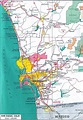 Mapas Detallados de San Diego para Descargar Gratis e Imprimir