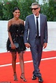 Vincent Cassel attends J'Accuse premiere with wife Tina Kunakey ...