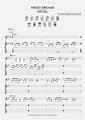 Sweet Dreams by Marilyn Manson - Guitar/Vocals Guitar Pro Tab ...