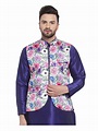 Shop Multi Colour Satin Ceremonial Nehru Jackets Online : 183486 - Mens