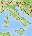 Big Italy Map - Large map of Italy map, Italy Atlas