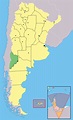 Mapa da província de Neuquén - Argentina - MapasBlog