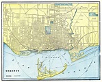 Map of Toronto old: historical and vintage map of Toronto