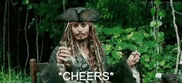 Cheers Jack Sparrow GIF - Cheers Jack Sparrow Johnny Depp - Descubre ...