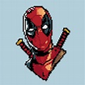 ArtStation - Deadpool Pixel Art.