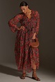 The Marais Printed Chiffon Maxi Dress | Print chiffon maxi dress, Maxi ...