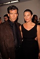 Pierce Brosnan shares a sweet kiss with wife Keely as they celebrate ...