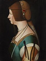 Kunsthistorisches Museum: Bianca Maria Sforza (1472-1510), Kaiserin, Profilbildnis