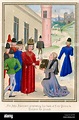 JEAN FROISSART - French chronicler presents his book to Richard II. Date: CIRCA 1337 - CIRCA ...