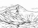 Mount Everest coloring, Download Mount Everest coloring for free 2019