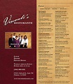 Menu - Visconti's Ristorante