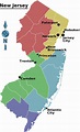 New Jersey Map PNG Image File | PNG All