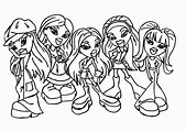 Coloring Pages: Bratz Coloring Pages 1