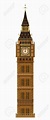 The Landmark London. El Big Ben, Torre del Reloj. Painted Canvas ...