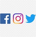 Facebook Twitter Instagram Png - Fb Twitter Instagram Logo PNG ...