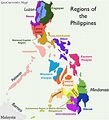 Philippines Map - Regions | Regions of the philippines, Philippine map ...