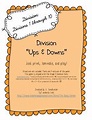 Printable Basic Division Practice Game: "Ups and Downs" by The Savvy Corner