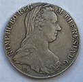 1780 Russia Maria Theresia Silver One Thaler – M J Hughes Coins