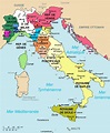 Mapa de Italia: mapa offline y mapa detallado de Italia