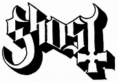 Ghost logo, Band stickers, Ghost metal band