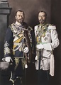 Tsar Nicholas II and King George V. I colorized few weeks ago. : r ...