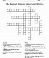 The Roman Empire Crossword Puzzle - WordMint