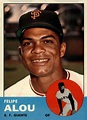 1963 Topps Felipe Alou | Baseball cards, Giants baseball, San francisco ...
