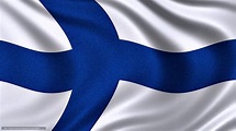 Download wallpaper Flag of Finland, Finnish flag, flag of the Republic ...