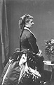 1872 Empress Eugenie wearing a bustle from the side | Grand Ladies | gogm
