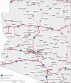 Map of Arizona Cities - Arizona Road Map