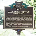 Alexander Winton Homestead Historical Marker