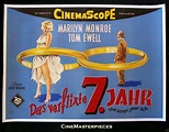 "Das Verflixte 7. Jahr". German poster for the Marilyn Monroe movie ...
