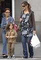 Jill Hennessy out and about in NYC with family