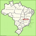 Brasilia location on the Brazil map - Ontheworldmap.com