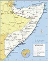 Political Map Of Somalia - Cities And Towns Map