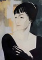 Yury Annenkov - Portrait of A.Akhmatova (1921) | Artist, Russian art ...