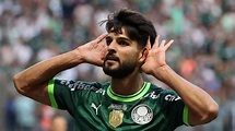 Flaco López comemora sequência de gols pelo Palmeiras