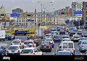 traffic jam Lima, Peru Stock Photo - Alamy