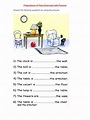 Prepositions of Place Exercises With Pictures