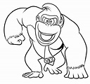 Donkey Kong 03 coloring page