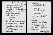 Bad lyrics signed by MJ - Michael Jackson Photo (31670310) - Fanpop