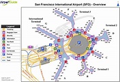 SFO international terminal map - San Francisco international terminal ...