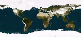 A realistic satellite view of the world during the last ice age ...