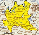 Kaart Italië - Provincies Vakantie: Kaart Lombardije en Milaan ...