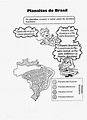 Atividades Sobre Localização Do Território Brasileiro - EDUCA
