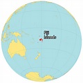 Map of Fiji Islands - GIS Geography