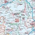 Die PLZ Karte vom Landkreis Jerichower Land DinA2